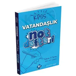 KR Akademi KPSS Vatandaşlık Not Defteri