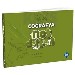 KR Akademi KPSS Coğrafya Not Defteri