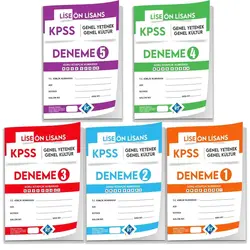 KR Akademi 2022 KPSS Lise Ön Lisans GYGK 5 li Deneme Paketi