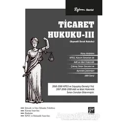 Reform Serisi Ticaret Hukuku - 3 - Kolektif - Gazi Kitabevi
