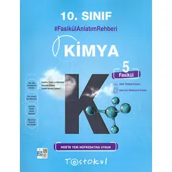 10.Sınıf Kimya Fasikül Anlatım Rehberi Test Okul