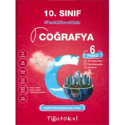 10.Sınıf Coğrafya Fasikül Soru Kitabı Test Okul Yayınları