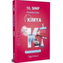 Test Okul 10. Sınıf Kimya 5 Fasikül Soru Bankası