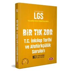 LGS Bir Tık Zor T.C. İnkılap Tarihi ve Atatürkçülük Soruları Data Yayınları