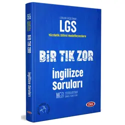LGS Bir Tık Zor İngilizce Soruları Data Yayınları