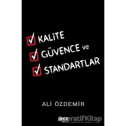 Kalite Güvence ve Standartlar - Ali Özdemir - Gece Kitaplığı