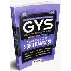 Kaplan Akademi 2021 GYS Tüm Kamu Kurumları İçin Soru Bankası PDF Çözümlü Görevde Yükselme