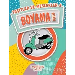 Taşıtlar ve Meslekler 2 Boyama Kitabı - Bilgenur Çorlu - Yediveren Çocuk