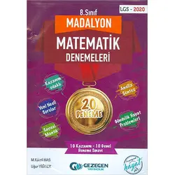 Gezegen 8.Sınıf Madalyon Matematik Denemeleri 20 Deneme