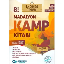 Gezegen 8.Sınıf Madalyon KAMP Kitabı (İLK DÖNEM TEKRARI)