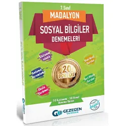 Gezegen 7. Sınıf Sosyal Bilgiler Madalyon 20 Deneme