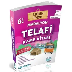 Gezegen 6. Sınıf 2. Dönem Tüm Dersler Madalyon Telafi Kamp Kitabı
