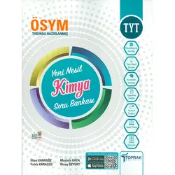 TYT Kimya Soru Bankası Toprak Yayıncılık