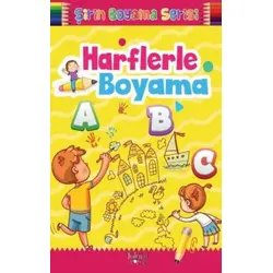 Harflerle Boyama Şirin Boyama Serisi Koloni Çocuk