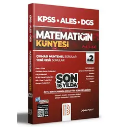 Benim Hocam 2022 KPSS ALES DGS Matematiğin Künyesi 2