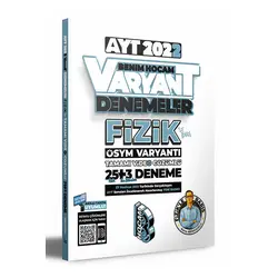 Benim Hocam 2022 AYT Fizik Tamamı Video Çözümlü 25+3 Deneme Sınavı