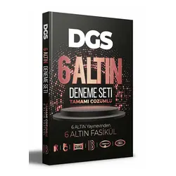 Benim Hocam 2022 DGS Tamamı Çözümlü 6 Altın Deneme