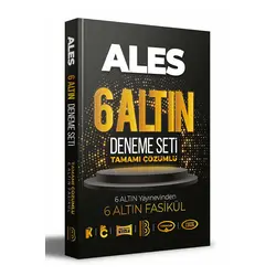 Benim Hocam 2022 ALES Tamamı Çözümlü 6 Altın Deneme