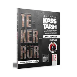Benim Hocam 2024 KPSS Tarih Genel Tekrar Kitabı