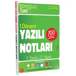 Tonguç Akademi 7. Sınıf Yazılı Notları 1. Dönem 1 ve 2. Yazılı
