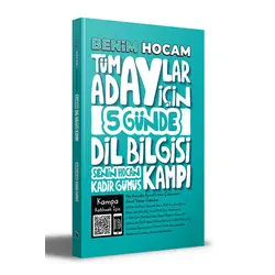 Benim Hocam Tüm Adaylar İçin 5 Günde Dil Bilgisi Kampı