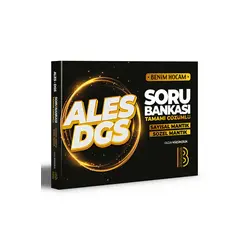 Benim Hocam 2022 ALES DGS Tamamı Çözümlü Soru Bankası Sayısal Mantık Sözel Mantık