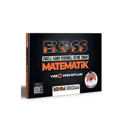 Benim Hocam 2022 EKPSS Matematik Video Ders Notları