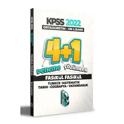 Benim Hocam 2022 KPSS Ortaöğretim-Önlisans 4+1 Fasikül Deneme