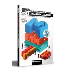 Benim Hocam 2022 KPSS GKY Tamamı Çözümlü 3 Fasikül Deneme