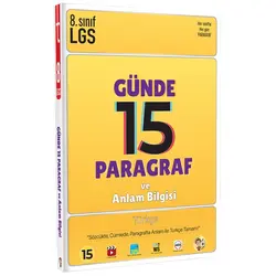 Tonguç Akademi LGS Günde 15 Paragraf ve Anlam Bilgisi