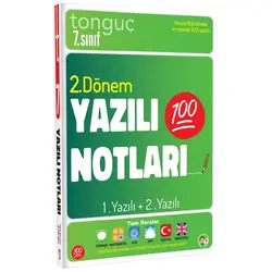 Tonguç Akademi 7. Sınıf Yazılı Notları 2. Dönem 1 ve 2. Yazılı