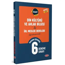Data ÖABT Din Kültürü ve Ahlak Bilgisi & İHL Meslek Dersleri Öğretmenliği Çözümlü 6 Deneme Sınavı