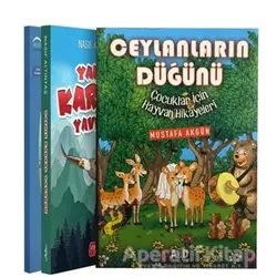Eğlenceli Çocuk Hikayeleri Seti (3 Kitap Takım) - Mustafa Akgün - Yediveren Çocuk