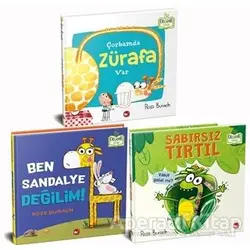 Hayvanlarla Eğleniyorum Set - Organik Kitap (3 Kitap Takım) - Ross Burach - Beyaz Balina Yayınları