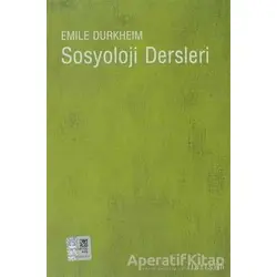Sosyoloji Dersleri - Emile Durkheim - İletişim Yayınevi