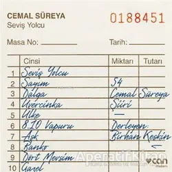 Seviş Yolcu - Cemal Süreya - Can Yayınları