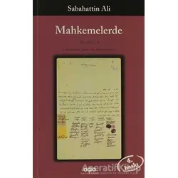 Mahkemelerde (Belgeler) - Sabahattin Ali - Yapı Kredi Yayınları