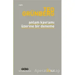 Anlam Kavramı Üzerine Bir Deneme - Teo Grünberg - Yapı Kredi Yayınları