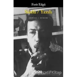 Sözlü / Yazılı - Ferit Edgü - Yapı Kredi Yayınları