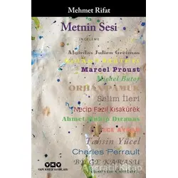 Metnin Sesi - Mehmet Rifat - Yapı Kredi Yayınları