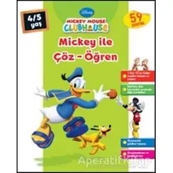 Mickey Mouse Clubhouse - Mickey ile Çöz - Öğren (4-5 Yaş) - Kolektif - Doğan Egmont Yayıncılık