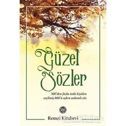 Güzel Sözler - Kolektif - Remzi Kitabevi