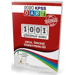 2020 KPSS ÖABT Okul Öncesi Öğretmenliği Alan Taraması Serisi 1001 Çözümlü Soru