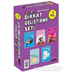 Okul Öncesi 4 Yaş Dikkat Geliştirme Seti (5 Kitap) - Afife Çoruk - Beyaz Panda Yayınları