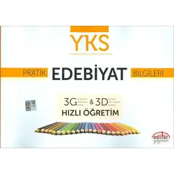 Editör Pratik Edebiyat Bilgileri 3G Hızlı Öğretim 3D