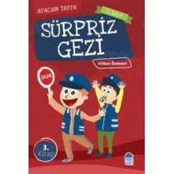 Afacan Tayfa 1. Sınıf Okuma Kitabı - Sürpriz Gezi - Vildan Özdemir - Mavi Kirpi Yayınları