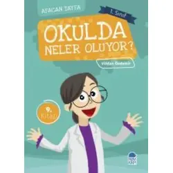 Afacan Tayfa 1. Sınıf Okuma Kitabı - Okulda Neler Oluyor? - Vildan Özdemir - Mavi Kirpi Yayınları