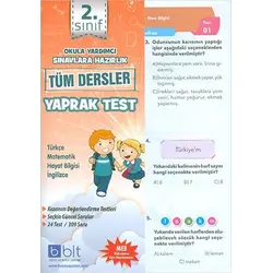 Bulut 2.Sınıf Tüm Dersler Yaprak Test