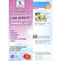 Bulut 5.Sınıf Tüm Dersler Yaprak Test