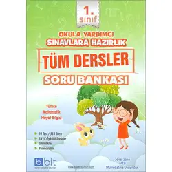 Bulut 1.Sınıf Tüm Dersler Soru Bankası